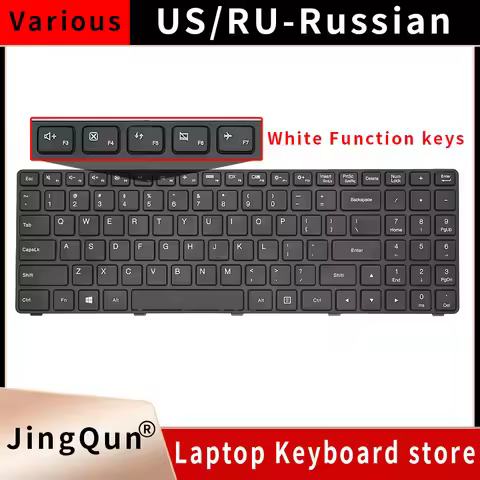 Original New Laptop Keyboard for Lenovo Ideapad 100-15IBD Type 80QQ 6385H-US NB-99-6385H-LB-00-US PK