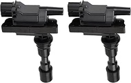 Ignition Coil Packs Set of 2 Compatible With Mazda Miata 1.8L L4 2001 2002 2003 2004 2005 Replacemen