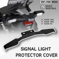 Signal Light Protector for Honda click v3 、click v2、click 125i、click 150i、click160 1PC powder coated