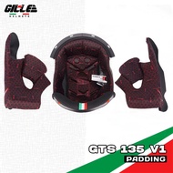 Gille Helmet 135 GTS V1 Accessories Replacement Padding Memory Foam