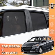 For Mazda 5 CW 2011-2018 Mazda5 Magnetic Car Sunshade Shield Front Windshield Mesh Frame Curtain Baby Rear Side Window Sun Visor