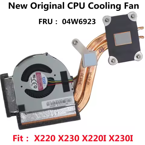 New Original CPU Cooling Fan Heatsink for Lenovo ThinkPad X230 X230i X220 X220I FRU:04W0435 04W6921 
