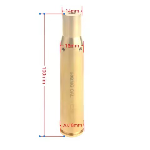 50BMG Laser Boresighter .50 Cal Laser Collimator 50BMG Laser Bore Sight with Rechargeable Battery 12