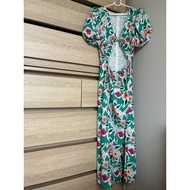Urban Brand Floral Green Dress REVIVO