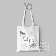 CUSTOM NAMA / TOTE BAG boy BAHAN KANVAS MOTIF nama / SOUVENIR WEDDING / korean TOTE BAG / hadiah we