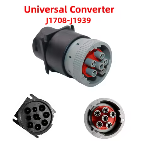 High Quality J1939 9Pin Deutsch Connector To J1708 6Pin J1708 J1939 Converter Adapter for USB LINK/D