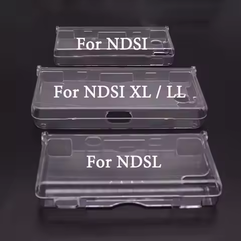 Hard Crystal Case Clear Skin Cover Shell For Nintend DSL NDS Lite NDSL DSi NDSi LL XL NDSiXL NDSiLL 