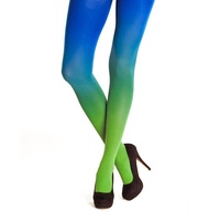 藍綠漸層褲襪