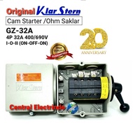 Cam Starter Ohm Switch 4P Gz 32A I-0-Ii Klarstern.