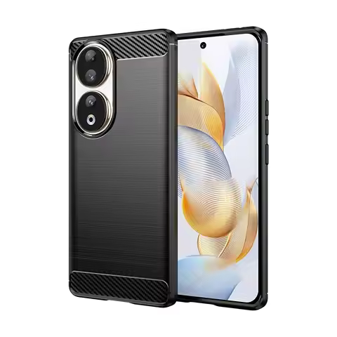 Carbon Fiber Case For Honor 8A 8X 8S 9X 9C 9S 10 10i 20 20S For Honor 70 80 90 100 200 Pro Silicone 