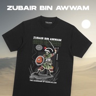 NABI Muslim T-Shirt "Zubair Bin Awwam" - Da'Wah T-Shirt/Slamic Da'Wah/ Prophet's Companions/Muslim Hero