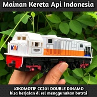 Mainan Kereta Api Miniatur LOKOMOTIF CC201 Double DINAMO - Bibam Bibam