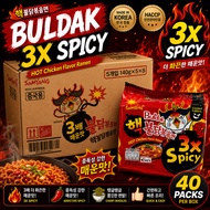 WHOLESAEL RAMEN Carbonara PER BOX SPICY BULDAK Fire Noodle Ramen Buldak Hot Chicken 8packs korean Sa