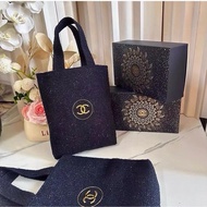 ［預訂］Chanel Beauty 限量贈品｜星空粗花呢帆布袋