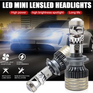 1100W 1080000LM H7 H4 Canbus Car Headlight Mini Lens H11 H8 9005 9006 HB3 HB4 LED Projector Bulb 600