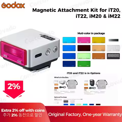 Godox Magnetic Attachment Kit for Godox iT20, iT22, iM20 & iM22 TTL Mini Flash for Sony/Canon/Fujifi