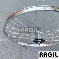 WHEELSET SEPEDA 26 x 1 3/8 JENGKI ARAYA TORPEDO 40 HOLE VELG RIM BESI