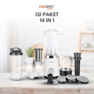 NEOZEN Tuctac Blender - Multifunction Blender Tuc Tac - White - Blender Multi Fungsi