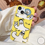 VC Iphone Case Compatible for Casing iPhone 11 Funny Cartoon Duck Jelly Casing 14 Pro Max 13 Pro Max