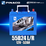 PINACO JP Blue 55B24L / NS60L Maintenance Free Car Battery, 12V-52Ah, For Civic / Yaris & More