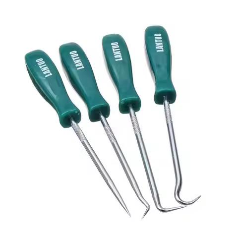 4PCS Car Auto Vehicle Oil Seal Screwdrivers Set O-Ring Seal Gasket Puller Remover Pick Hooks Portabl