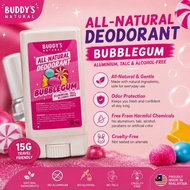 Buddy's Natural Deodorant Detox 💦- Pink Clay & Vitamin E, Kid-Friendly.