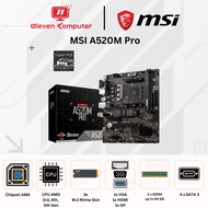 MSI A520M Pro Motherboard (AM4, DDR4)