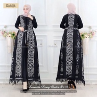 Sasmita long Outer tenun / Cardigan Tenun Etnik Pria / Tenun cardigan / Blazer wanita tenun / OUTER