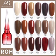 Set สีเจล As 15ml. ฝาแหลม โทน ROH 01-18สี แถมชาร์จฟรี