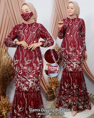 GAMIS DUYUNG BIDADARI 3 / KEBAYA GAMIS DUYUNG / GAMIS PESTA / GAMIS KONDANGAN / GAMIS TERBARU 2021 /