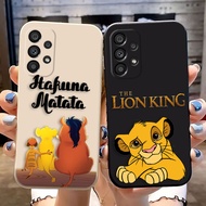 Didney Lion King Simba Phone Case For Samsung A22 A23 A24 A25 A26 A30A31 A32 A33 A35 A34 A42 A50 A51