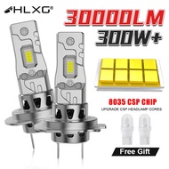 300W H7 LED Car Headlight Bulb Mini Wireless H7 Car Headlamp 8035 CSP Auto Diode Lamps H7 Turbo Led 