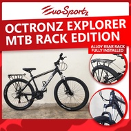 Octronz eXplorer Mountain Bike (Rear Rack Edition) | Cargo Rack Bicycle