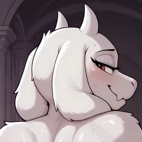 Dakimakura Anime Pillowcase Furry Toriel Double-sided Print Life-size Body Pillow Cover Bedding Gift