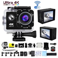 Ultra HD 4K Action Camera  Wifi 2.0\" 170Degree 30M Go Underwater Waterproof Pro Helmet Cam Camera Remote Sport Cam