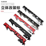 Suitable for Ford Raptor RAPTORSVT Labeling fx4 Door Sticker F150 Modified Tail Box English Label Ca
