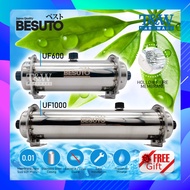 BESUTO SS304 UF500 / UF1000 500L/H 1000L/H Ultra Filtration Membrane Water Filter for Outdoor 0.01 M