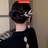 SMARTSIMPLE Light Starry Sky Moonstone Tassel Hairpin New Chinese-Style Hair Accessory Elegant Hair 