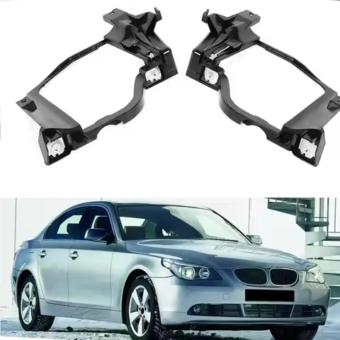 Auto Headlight Mounting Brackets Fit For BMW 5 Series E60 E61 525I 528Xi 530I Interior Accessories 6