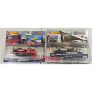 HOT WHEELS TEAM TRANSPORT NISSAN SKYLINE R34 / HOT WHEELS NISMO / HOT WHEELS LBWK ER34