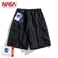 NASA WTAPS Flagship Store Ice Silk Overalls Shorts Men's Summer Thin Style Loose Functional Style Fi