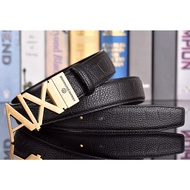 A ax Men's Belt 2024 New Style Letter Buckle Fashion Trendy All-Match Jeans Belt-leth26