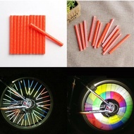 Bicycle Wheel Spokes Reflective Sticker Tube Strip Warning Light DIY MTB Cycling Reflector Reflectiv
