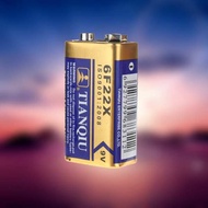 battery 5 capsules 9V multimeter remote control car 1604A alarm 6LR61 Jiuchao square flat battery 6F