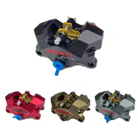 RPM 84mm Rear Brake Caliper Motorcycle Universal For Ducati ApriliaSuzuki Kawasaki YZF-R1 06-14 GSXR