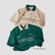 Locobrand CEMMERY polo shirt " retro polo " men and women loose form unisex Cazoo
