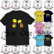 AMONG US T-SHIRTS FOR CHILDREN AND ADULTS AMONG US FITNAH - AMONG HE DID IT BRUH T-SHIRTS - AMONG US