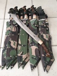 Golok Patimura Loreng Baja Fulltang Murah Berkebun Serba Guna