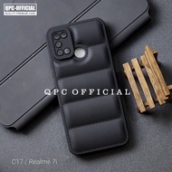 Realme C20 Case Macaron Black Motif Pillow Case Jacket 3D Realme C20