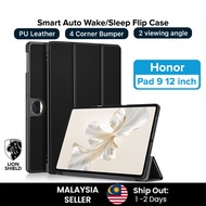 (MY) LionShield Honor Pad 9 (12 inch) Protective Flip Case Casing Cover - Black